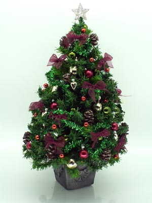 Luxury 6 Inch Dollshouse Miniature Christmas Tree